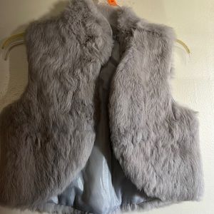Girl’s faux fur vest